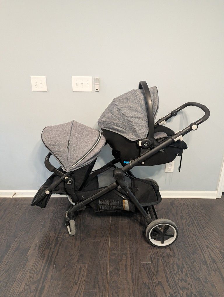 Evenflo Double Stroller - Pivot Xpand Gold Edition 