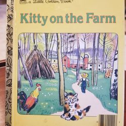 Little Golden Book #200-57 Kitty on the Farm 1948