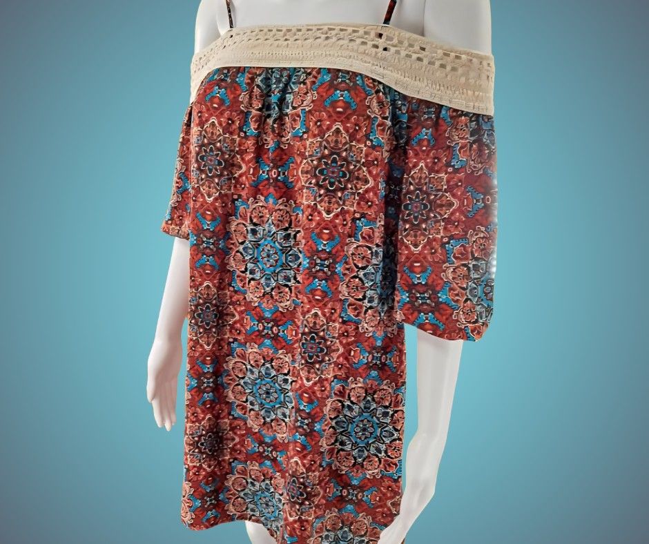 Trixie Boho Off-Shoulder Dress