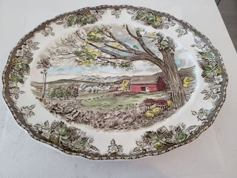 Johnson Bros Friendly Village Seving Platter