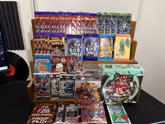 Sealed lot of Packs and Boxes NFL NBA MLB