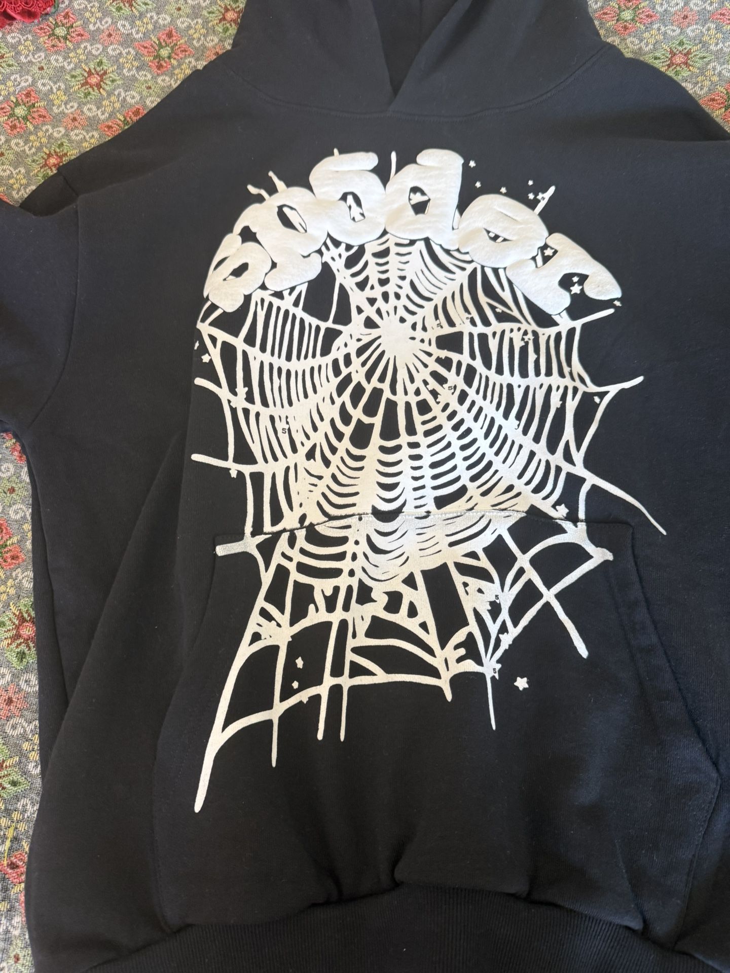 og Sp5der black hoodie