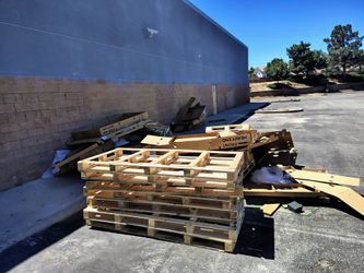 Free cardboard and wood