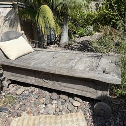 Balinese Day Bed- Patina Teak Wood