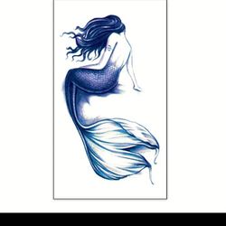 Mermaid Temporary Tattoo 