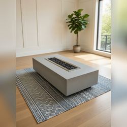 Granville Fire Pit Table with Propane Tank Cover Side Table – Bloomfield Hills, MI