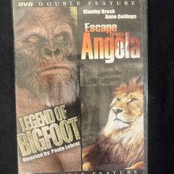 Legend of Bigfoot / Escape from Angola (Double Feature) - DVD - BRAND NEW SEALED