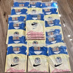 Club America Soccer Playera Jersey Mayoreo Mens 24 Piezas