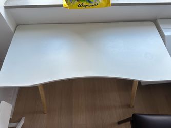 White Compact Desk
