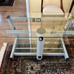 Glass TV stand