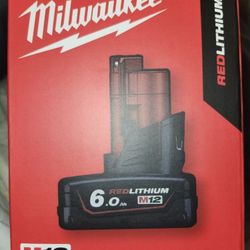M12 Milwaukee Battery 6ah