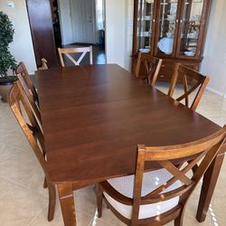 Dining Table And Chairs With Protective Cover Included