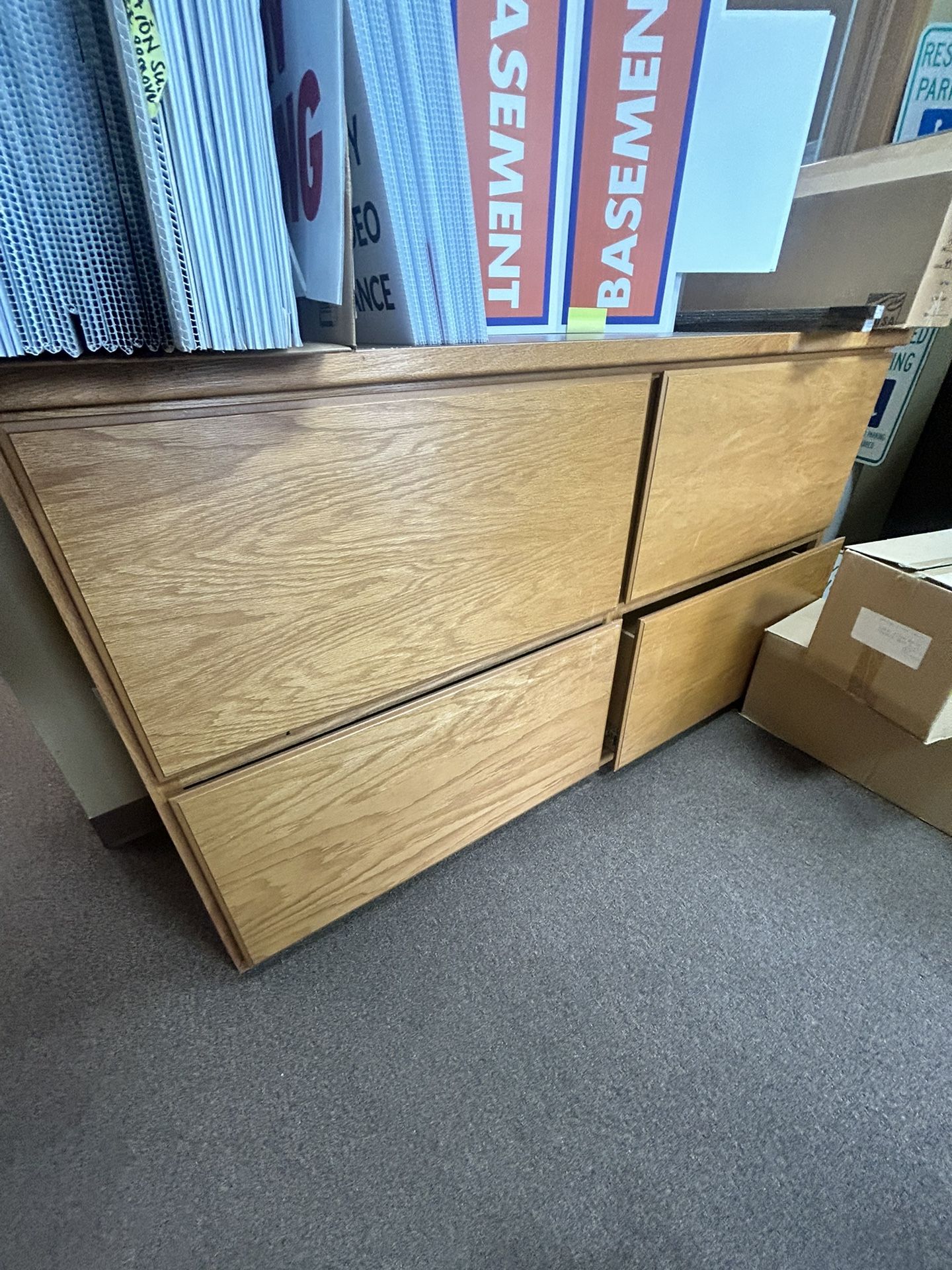 Free Wooden Filing Cabinet