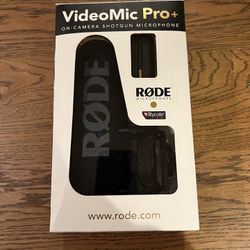 Rode VideoMic Pro+ Shotgun Microphone (New)