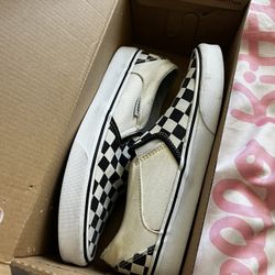 Checkered Vans 