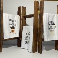 Towel or blanket rack divider. 