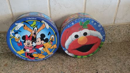 Elmo and Micky Cans