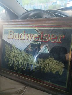 Budweiser king of beers beer mirror
