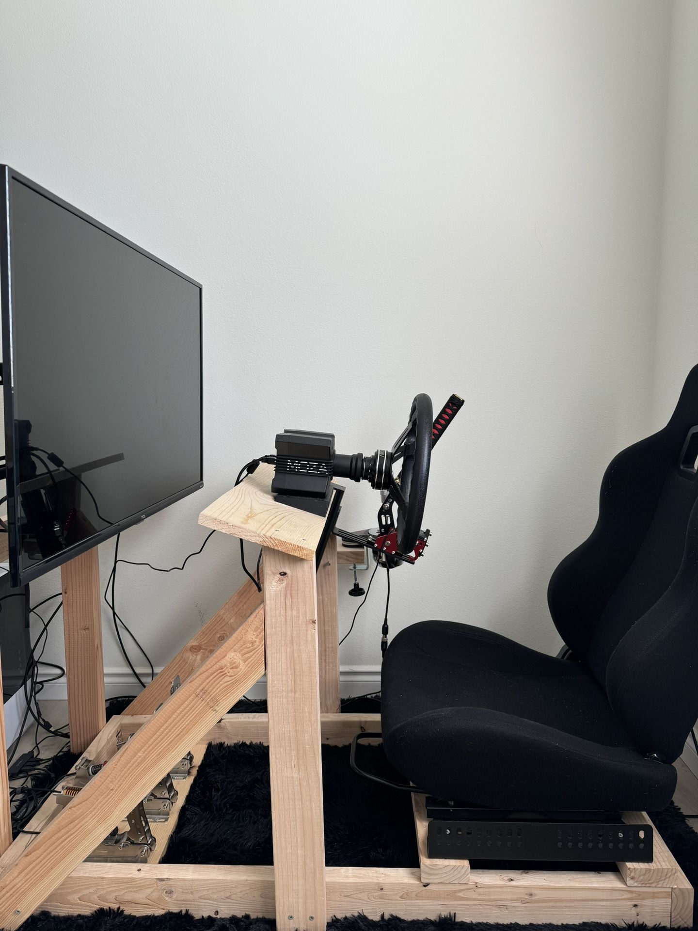 Thrustmaster Sim Rigs Racing Simulator Rig - Custom Moza, Thrustmaster for Sale in Montclair ...