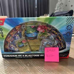 Venosaur EX  & Blastoise EX Premium Collection