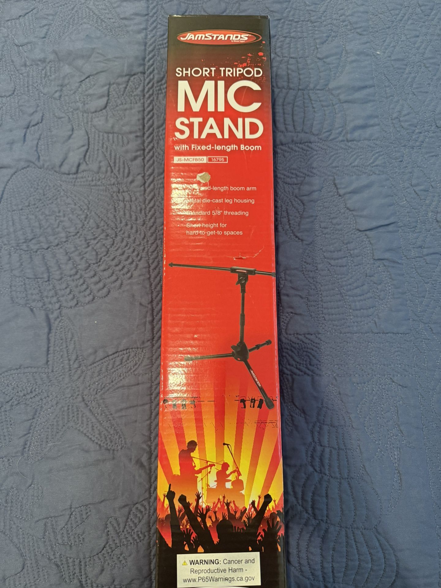 Jamstands Short Tripod Mic Stand and Tall Mic Stand