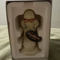 Department 56 Snowbabies 2005 "Lil' Ski Bum Figurine White Ivory
