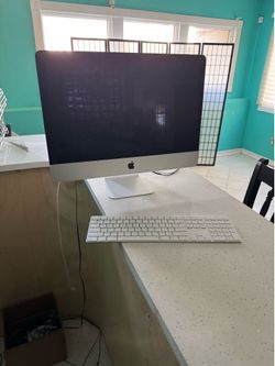 Apple iMac All-in-One Desktop Computer Silver Apple iMac Series