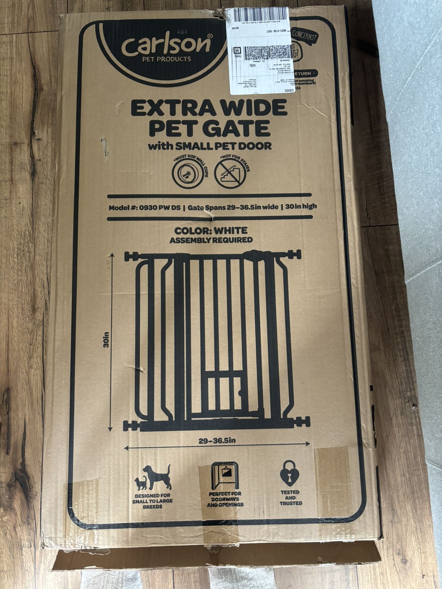 Dog Gate With Pet Door