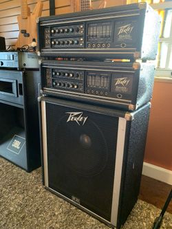 Pv Mark 5 Series Base Heads And 1x15 Peavey Blackw Widow SpikerCabnet 100$