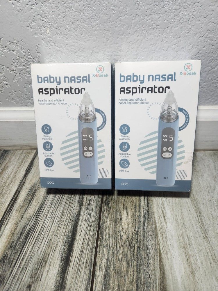 Baby Nasal Aspirator, Electric Nose Sucker with 5 Levels Suction, Soothing Light & Nursery Rhymes