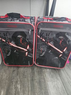 2 kids suitcases Star Wars