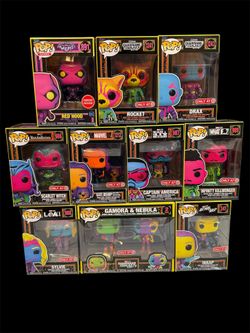 Blacklight Funko’s For Sale. Prices Range, Pickup Only. Message Me With Questions !!