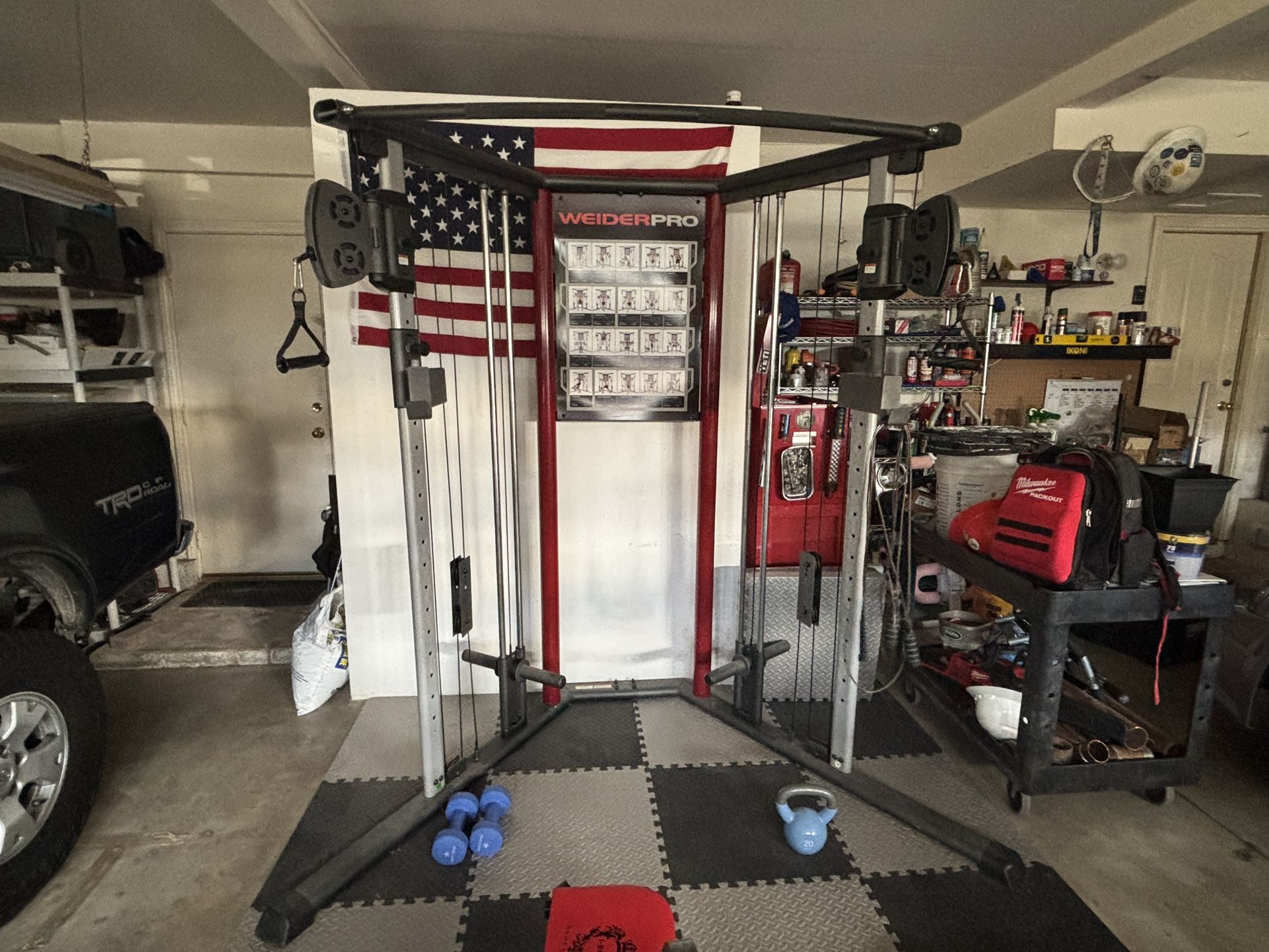 Weirder Pro Free Weight Cable Machine