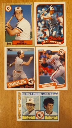 BASEBALL CARDS CAL RIPKEN JR