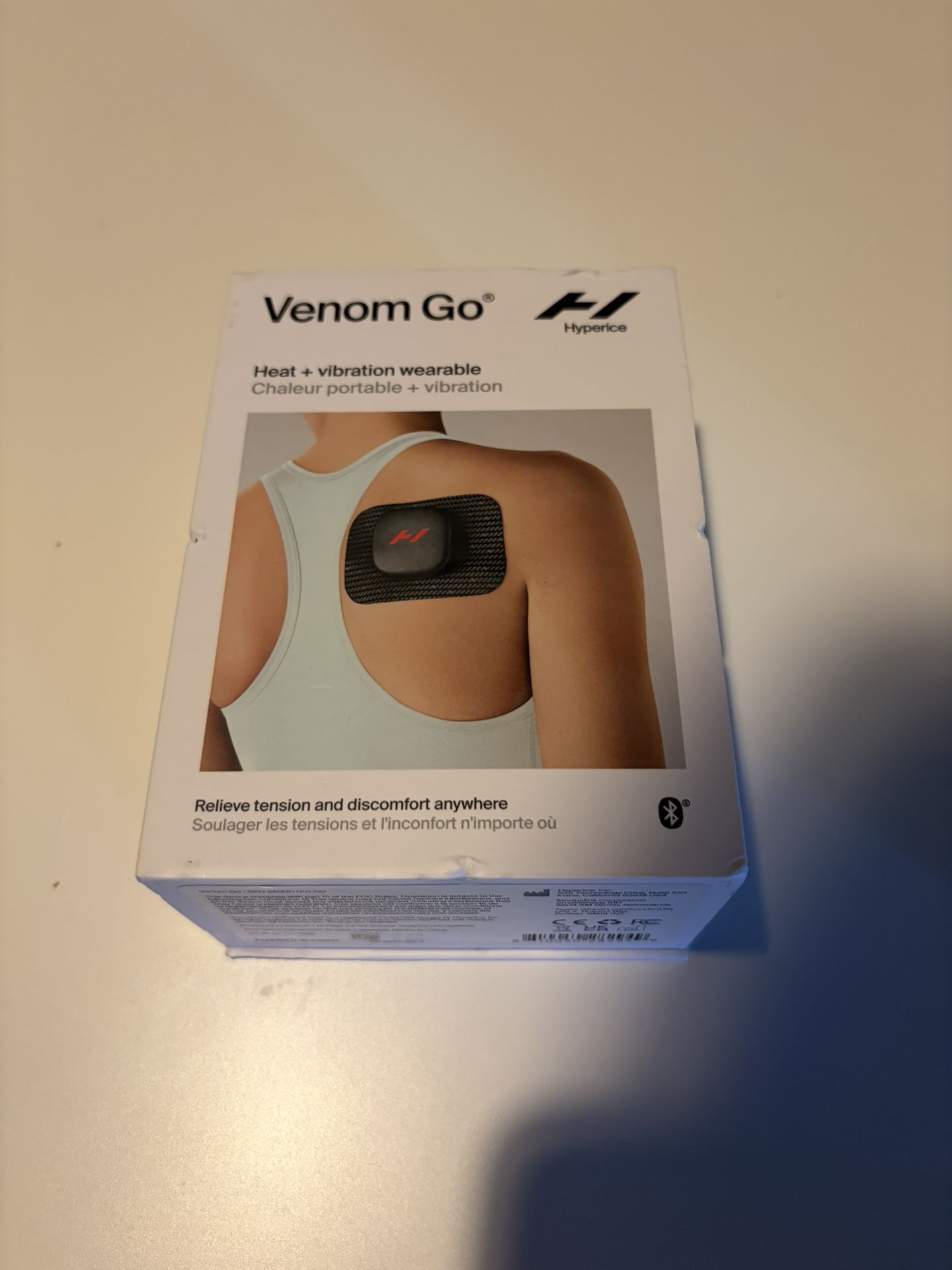 Hyperice Venom Go Heat + Vibration Wearable Massager NEW IN BOX
