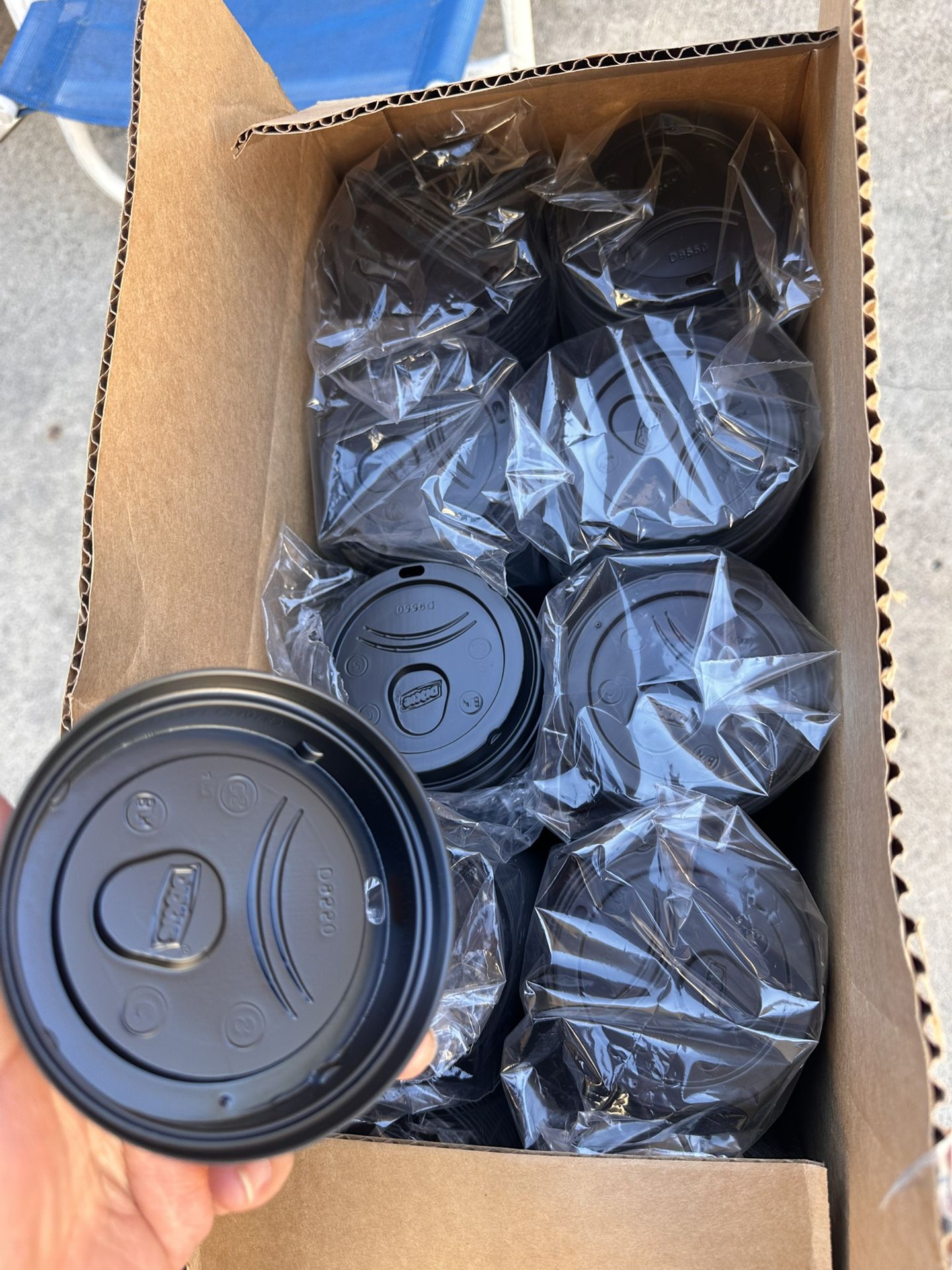 “DIXIE” TAPAS PARA VASOS DE CAFE TIPO DOMO