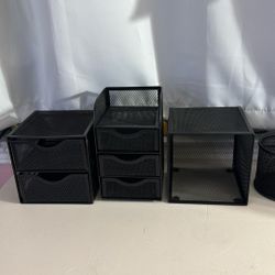 Mesh Desk Top Organizers 
