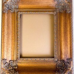 #Vintage French Ornate Antique Gold Wood Picture Frame 