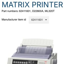 Dot Matrix Printer Refurbished In Box