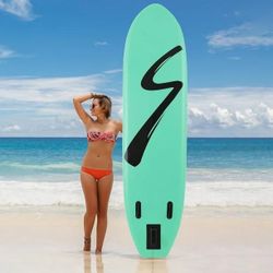 Inflatable Stand up Paddle Board, 12ft Fishing Paddle Board Non-Slip Comfort Deck for Adult