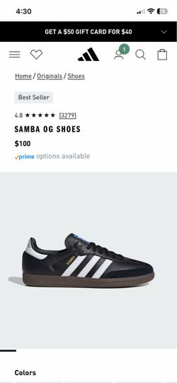 Adidas Samba Black OG