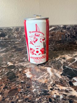 Mexico 86 World Cup Official Soda Can