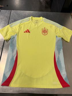 Spain Team Jersey AWAY AUTHENTIC Football Soccer Shirt 2024 Adidas Men Size L