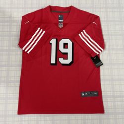 NFL San Francisco 49ers Deebo Samuel #19 Scarlet Player Jersey
