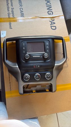 OEM RAM 2500 Diesel  Factory Radio & Climate Control Bezel Assembly