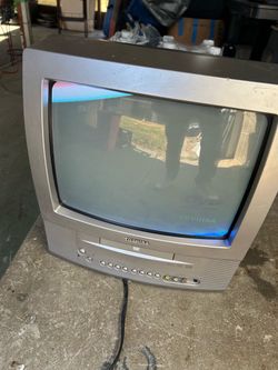 Toshiba CRT TV with Built-In DVD Player