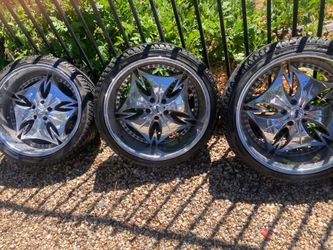 “Star” chrome rims FULL SET