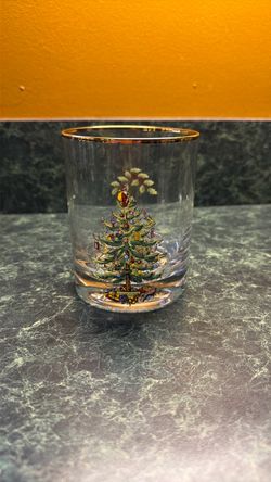 Spode Christmas Tree Old Fashioned Glasses  - 4