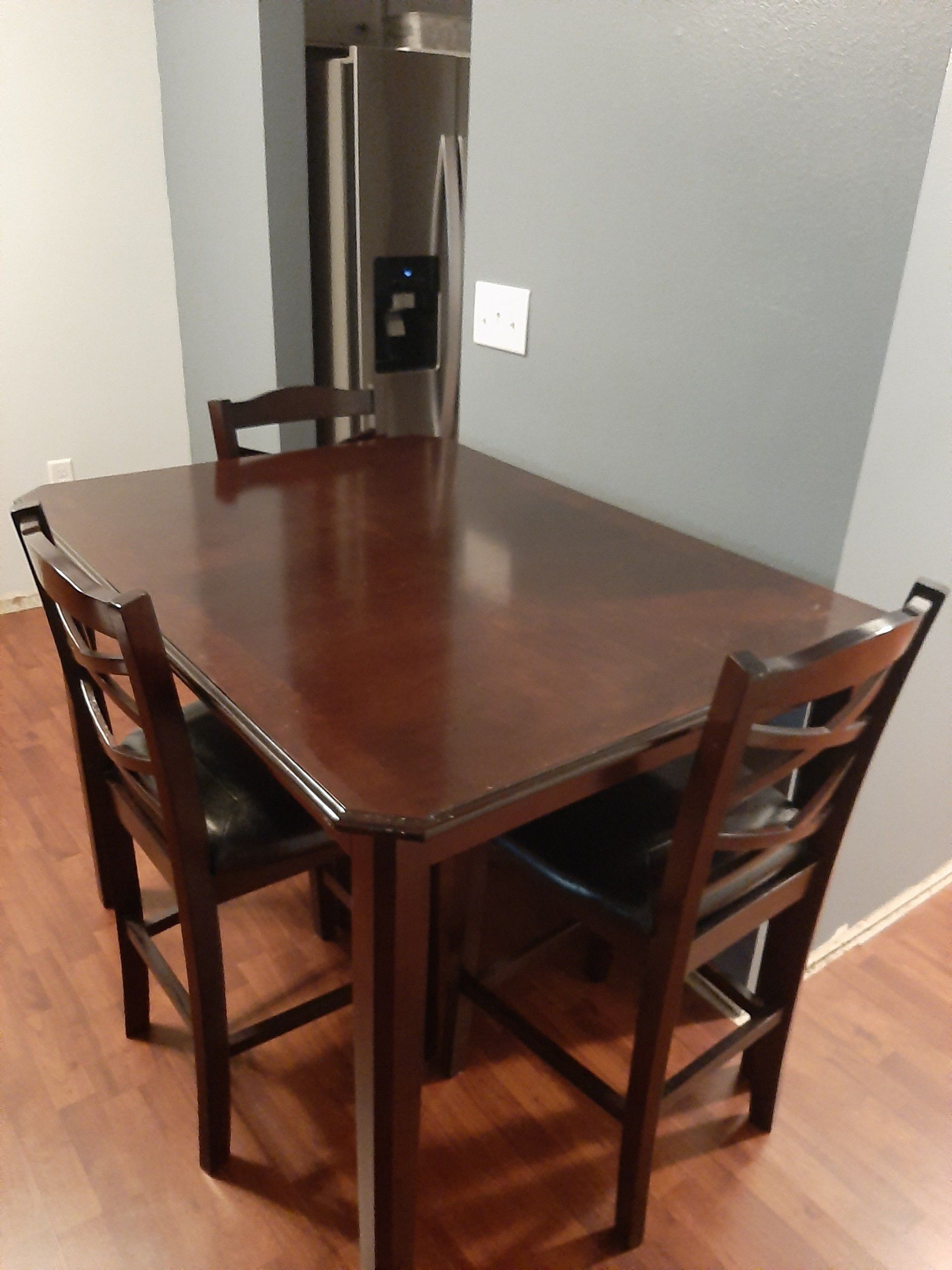 Cafe style dining table