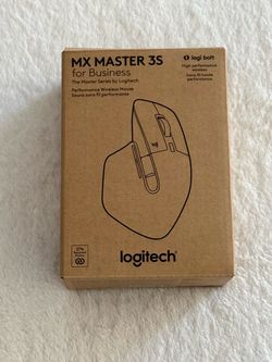 Logitech MX Master 3S Bluetooth Wireless Mouse with Logi Bolt Receiver | Windows and MAC compatible